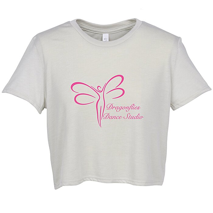 Custom Bella+Canvas Flowy Cropped T-Shirt - Ladies'