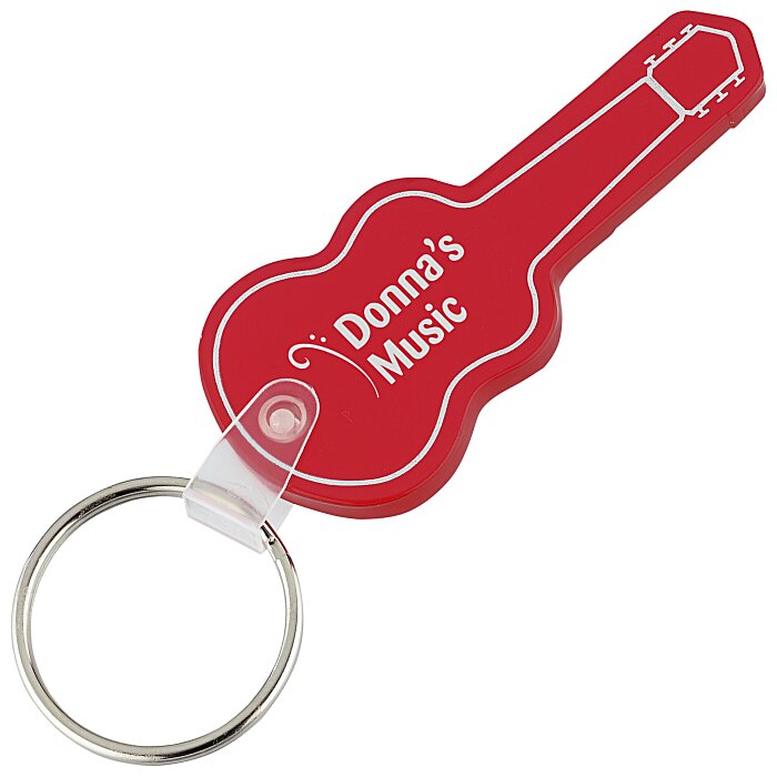 Custom Guitar Soft Keychain - Translucent